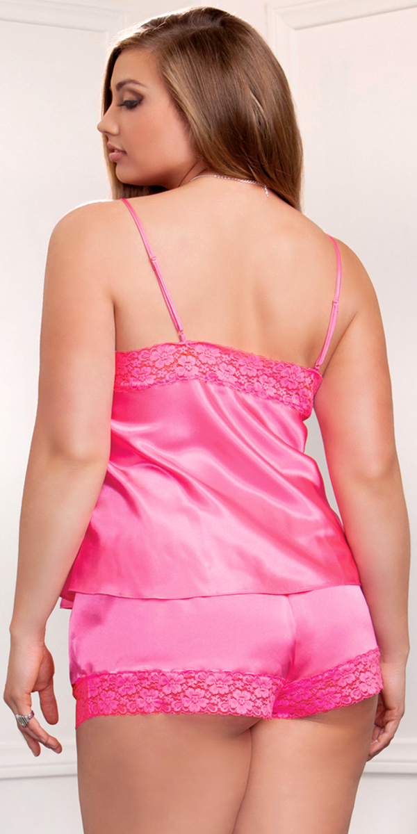 women's plus size satin camisoles