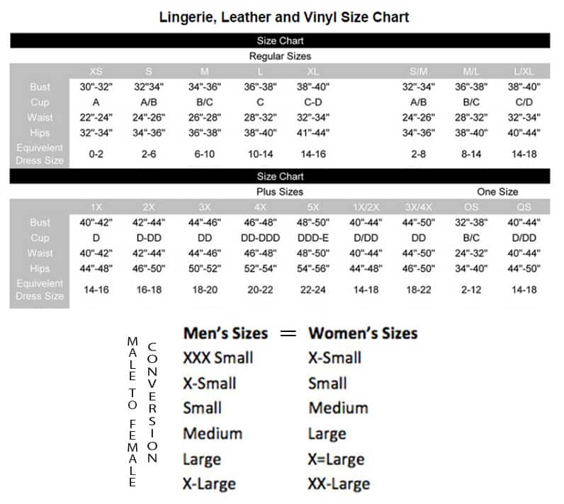 elegant moments size chart