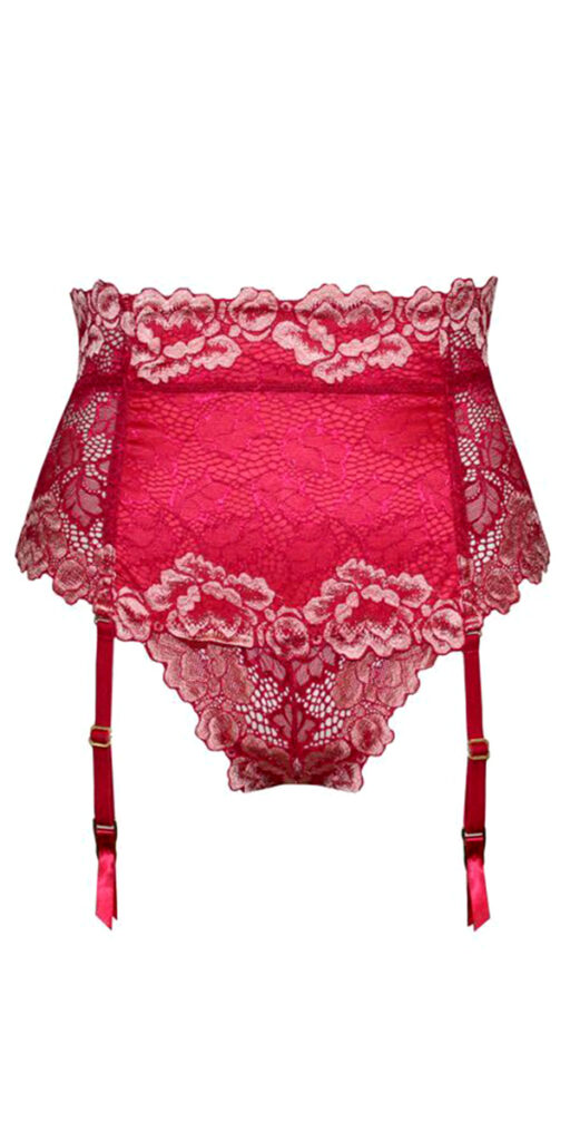 high-waist garter thong sexy women's lingerie