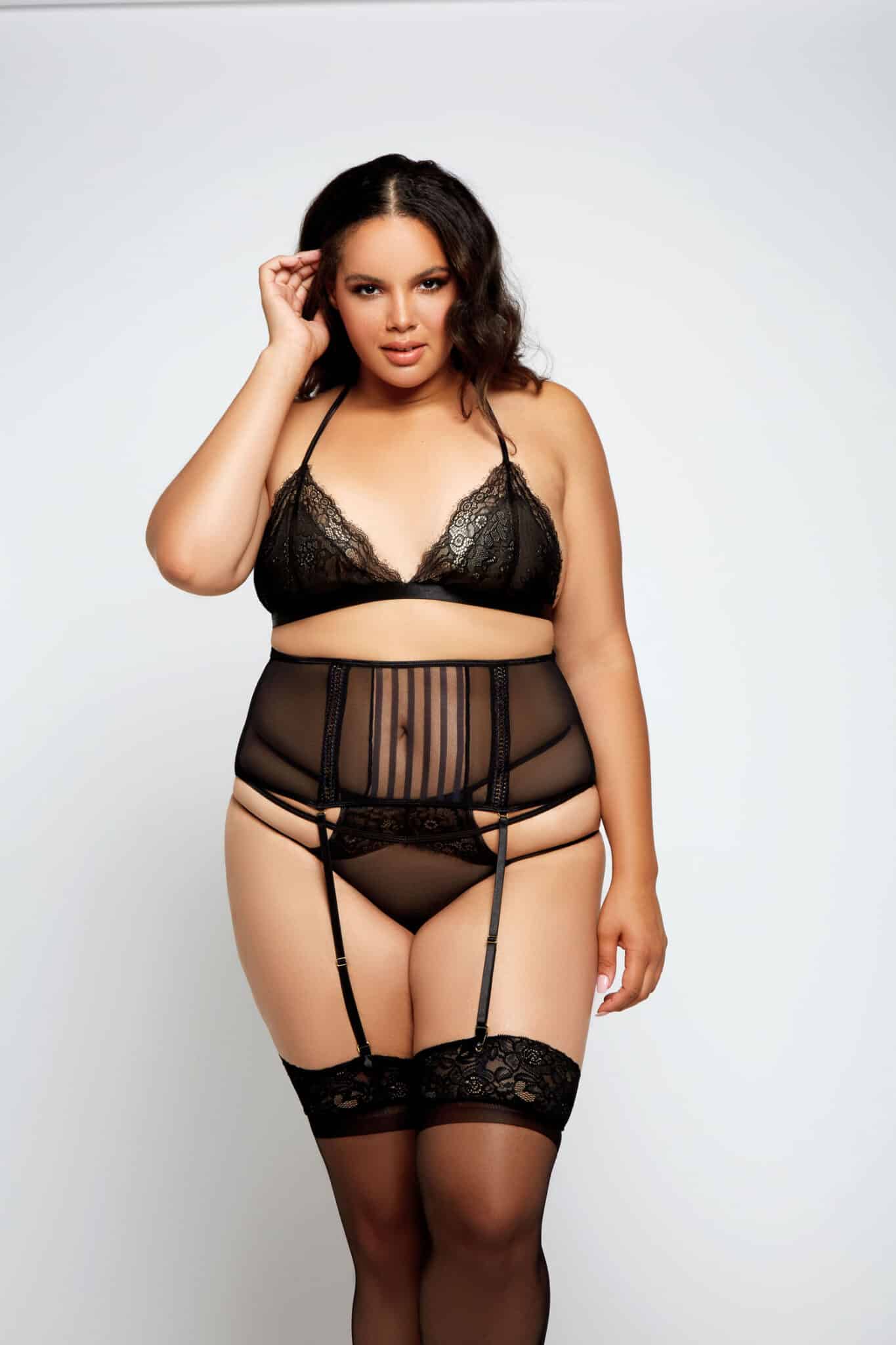 Black Gwendoline Bra Set