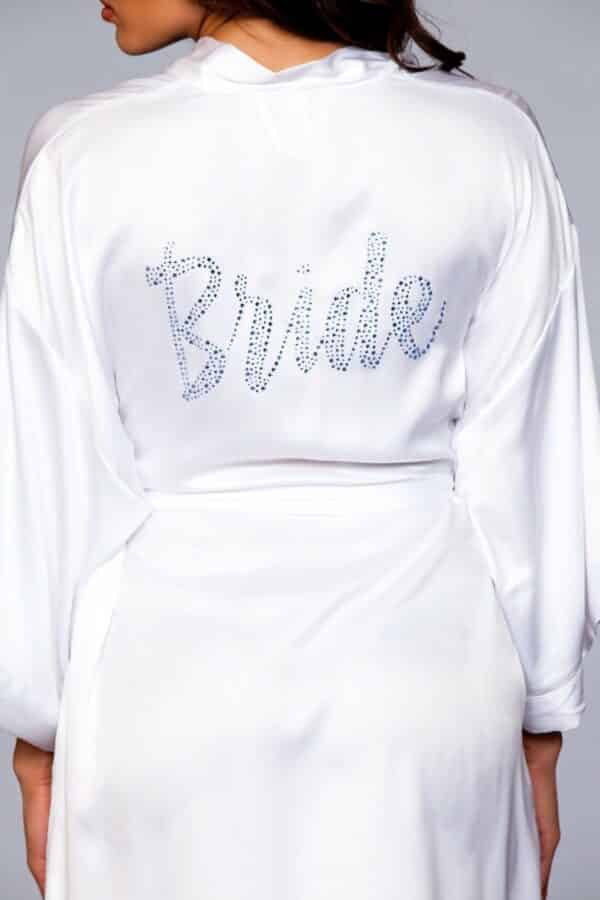Embellished "Bride" Robe