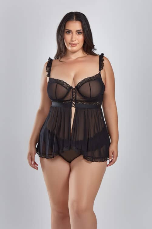 Plus Size Terry Babydoll