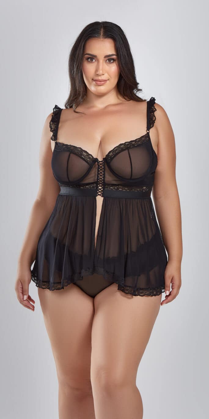 Plus Size Terry Babydoll